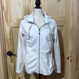 The North Face fleece jacket with hood medium